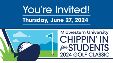 You’re invited to the Ƶ Chippin’ in for Students 2024 Golf Classic on Thursday, June 27, 2024.